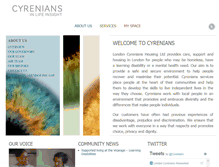 Tablet Screenshot of cyrenians.org
